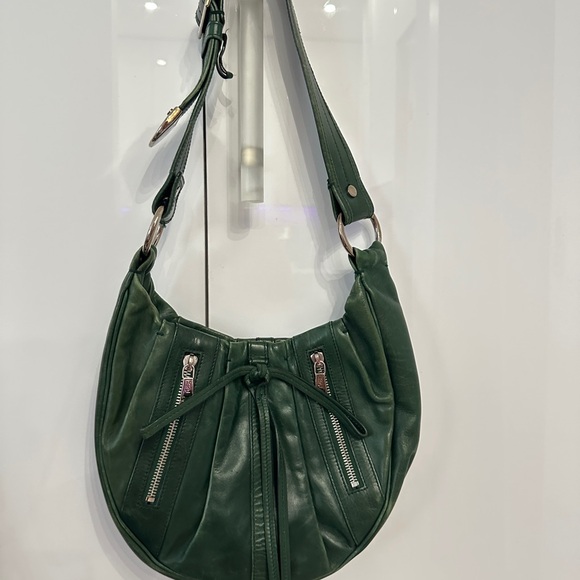 Handbags - Green YSL Leather bag - Women's Shoulder Purse